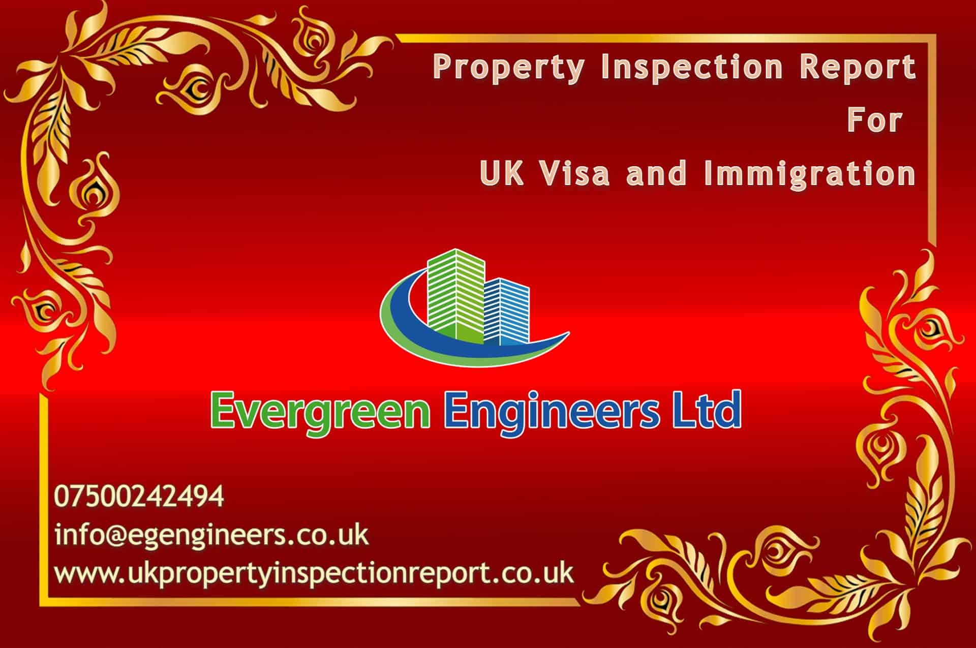 Home survey report for UK Entry clearance visa and settlement application