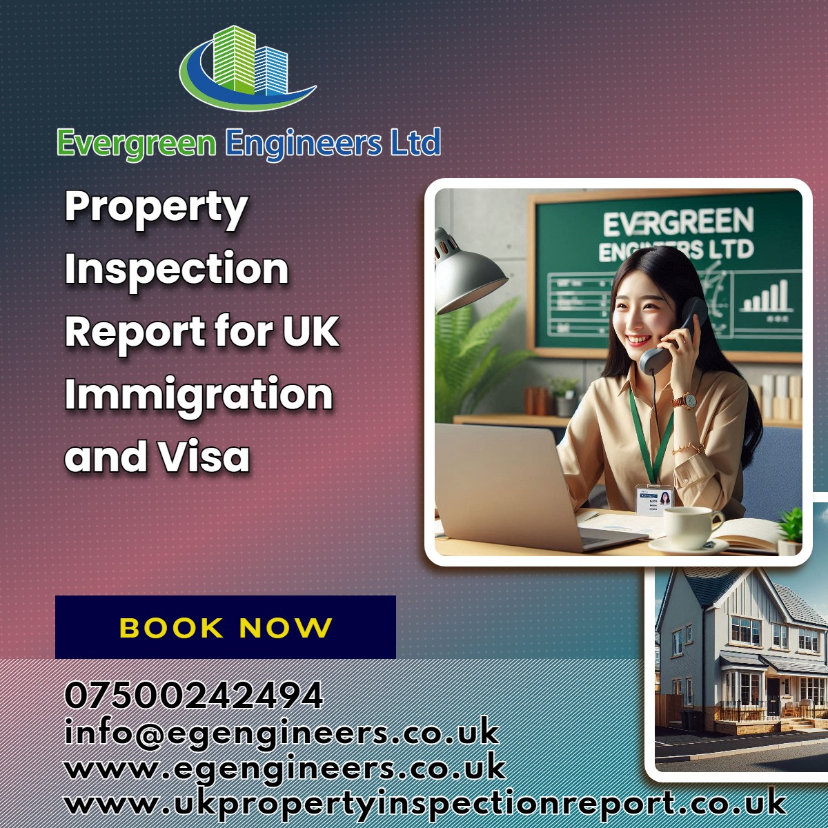 Property Inspection Report Peterborough for UK Immigration and Visa application