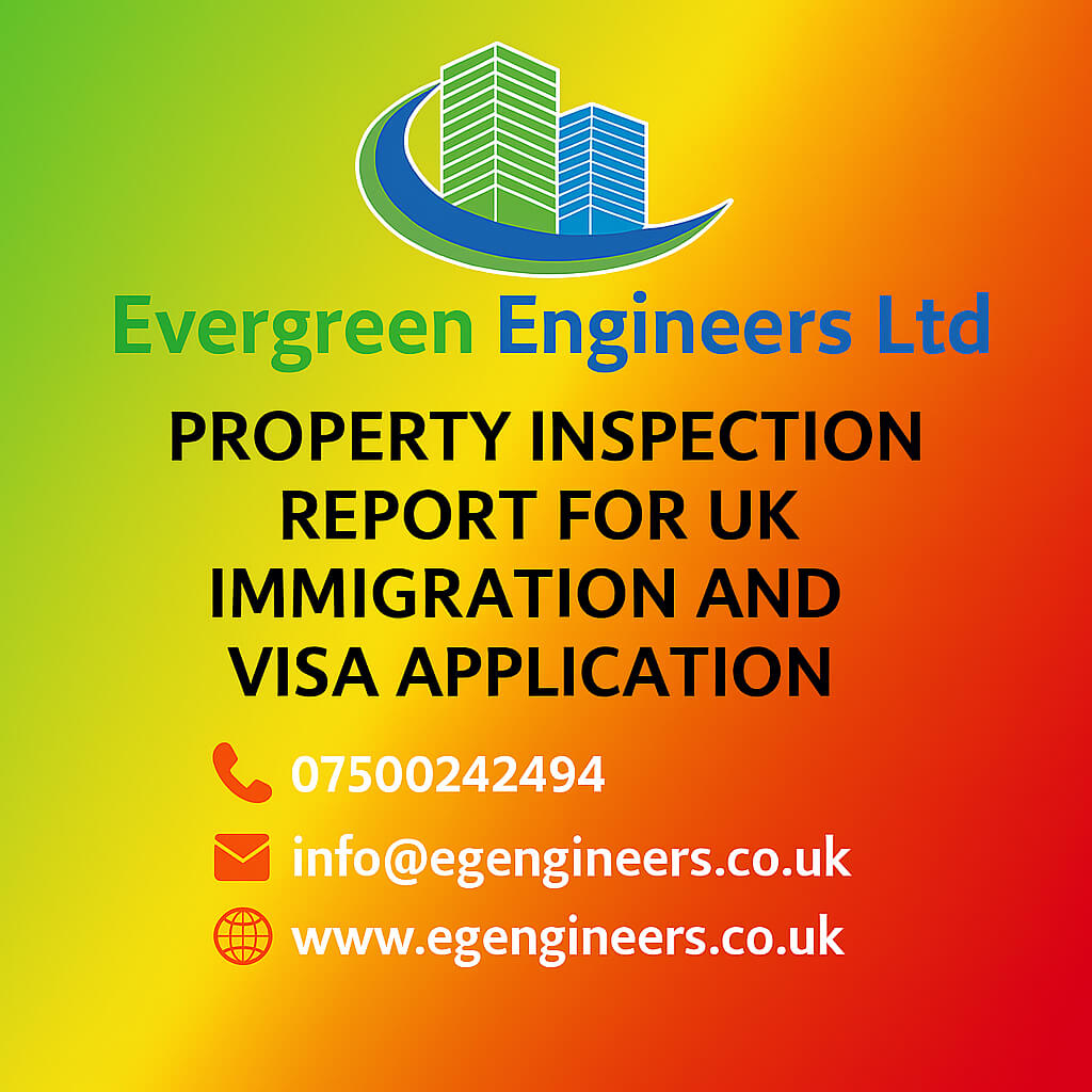 Property Inspection Report Hampstead for UK visa and immigration