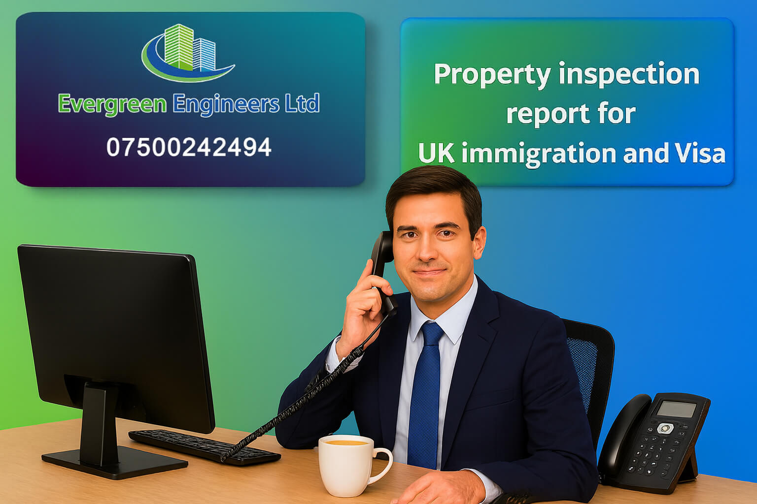 Property Inspection Report for UK Visa in Newham, London by Evergreen Engineers Ltd