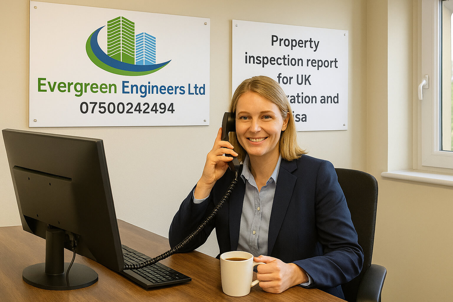 Professional Property Inspection Report in Belfast for UK Immigration and Visa applications by Evergreen Engineers Ltd