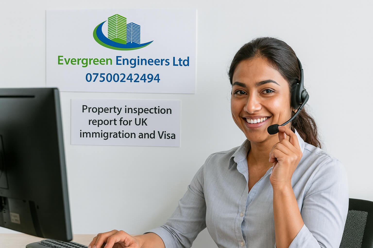 Property Inspection Report Berkshire for UK Immigration and Visa application by Evergreen Engineers Ltd