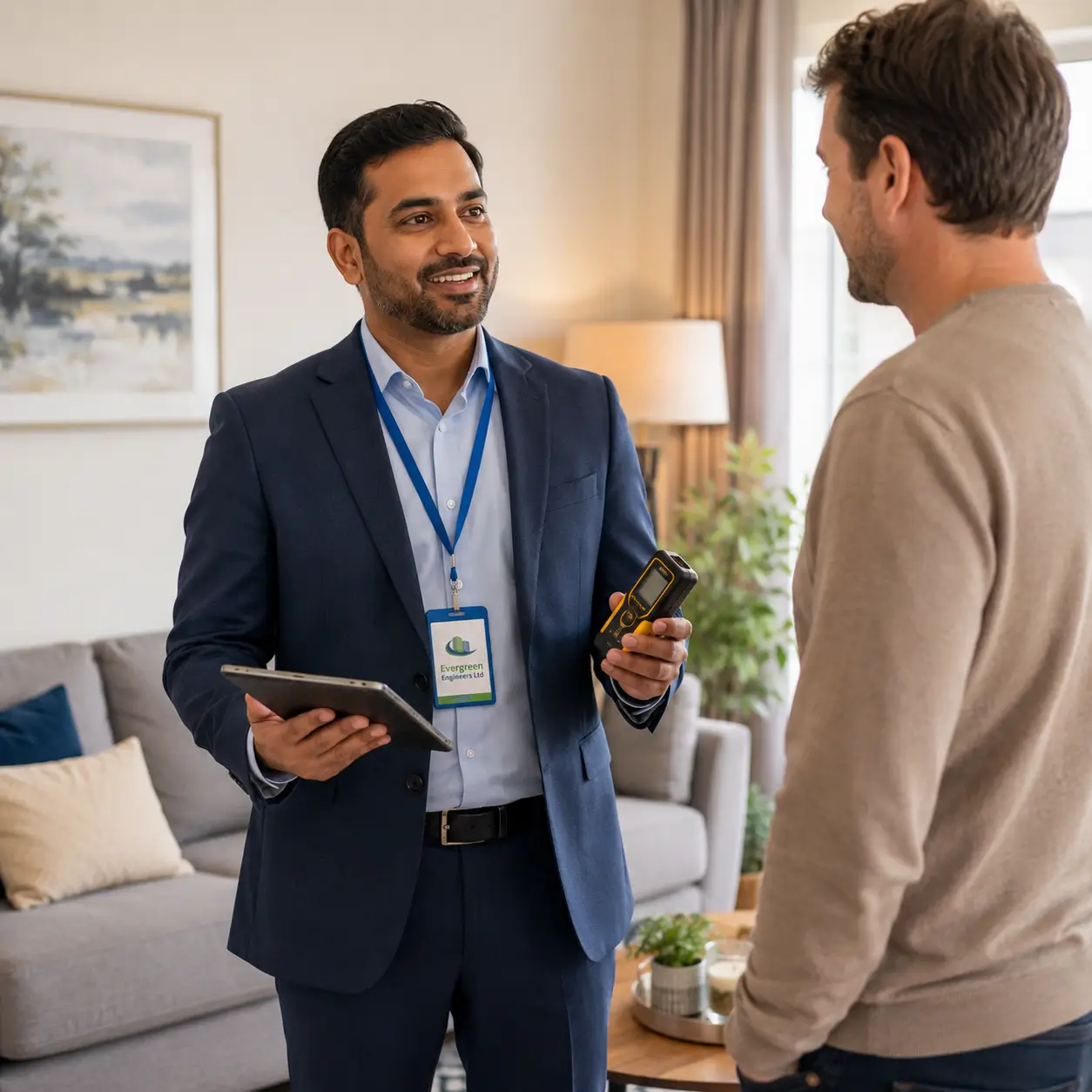 Professional property inspection for UK immigration and visa application
